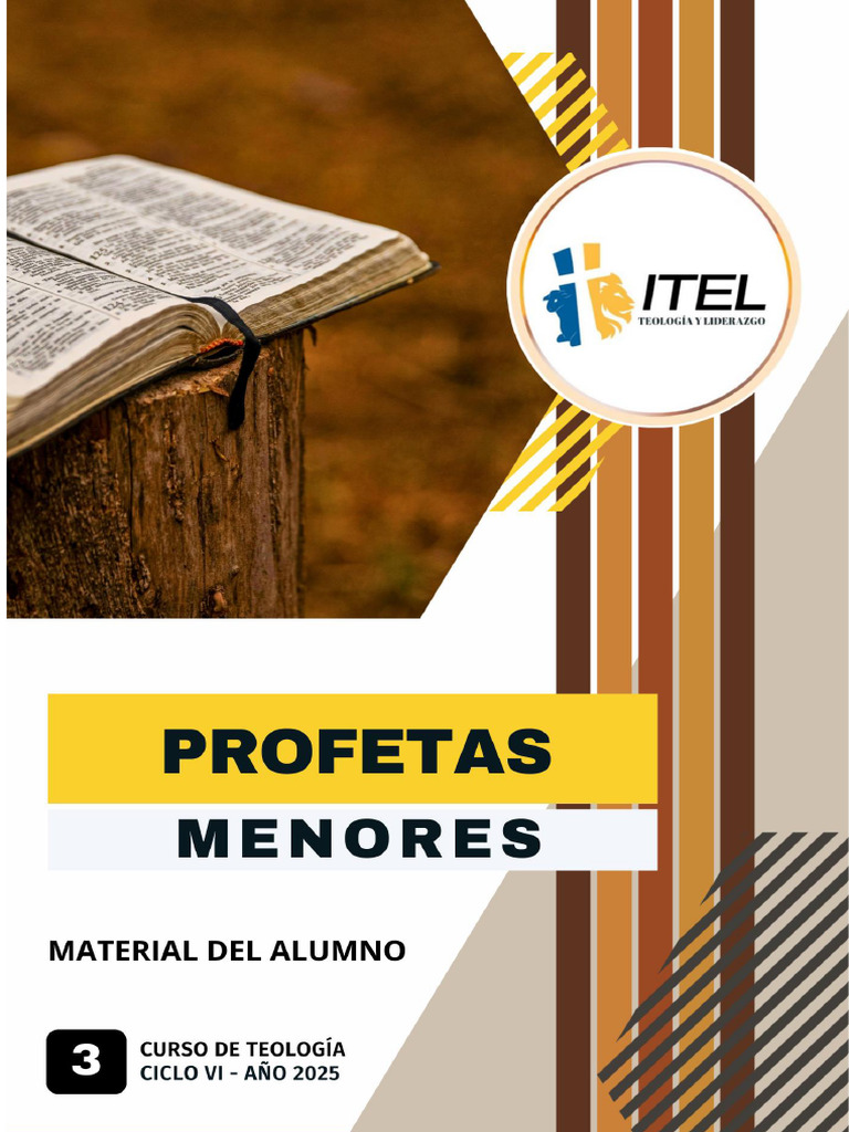 Curso de Profetas Menores en la Biblia | PDF | Jonás | Biblia