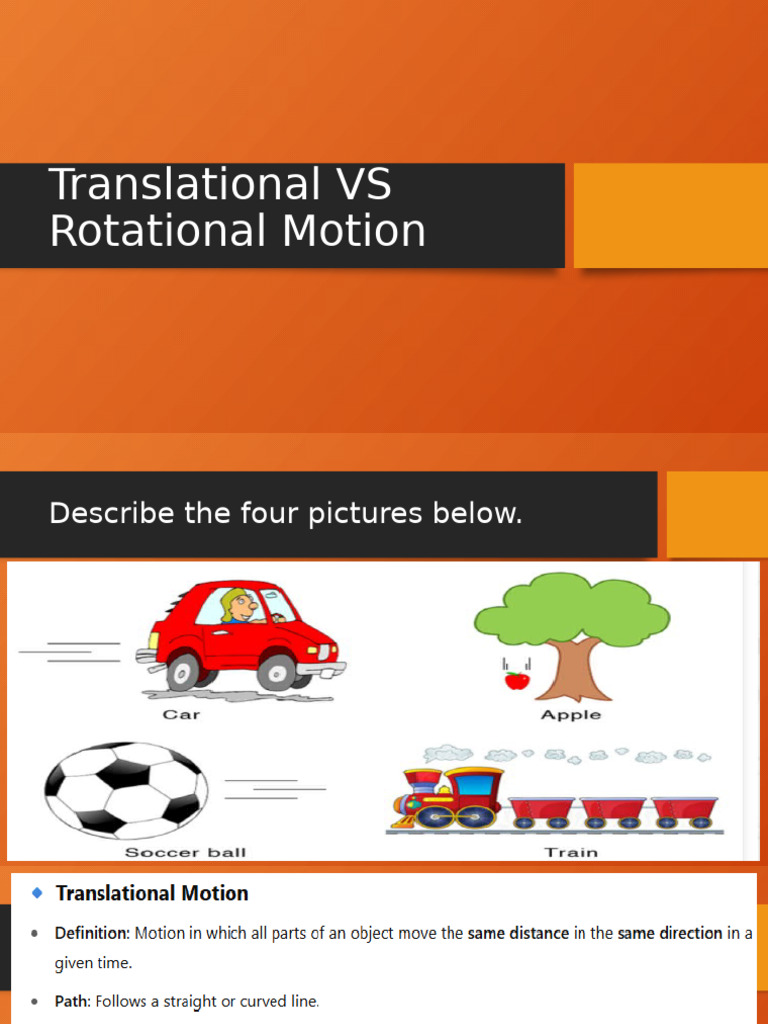 Translational VS Rotational Motion | PDF, image size:768x1024