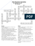 YMS Ch7: Random Variables AP Statistics at LSHS Mr. Molesky