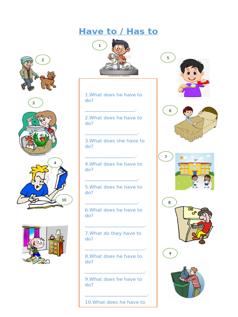 Have To Has To 112144 | PDF
