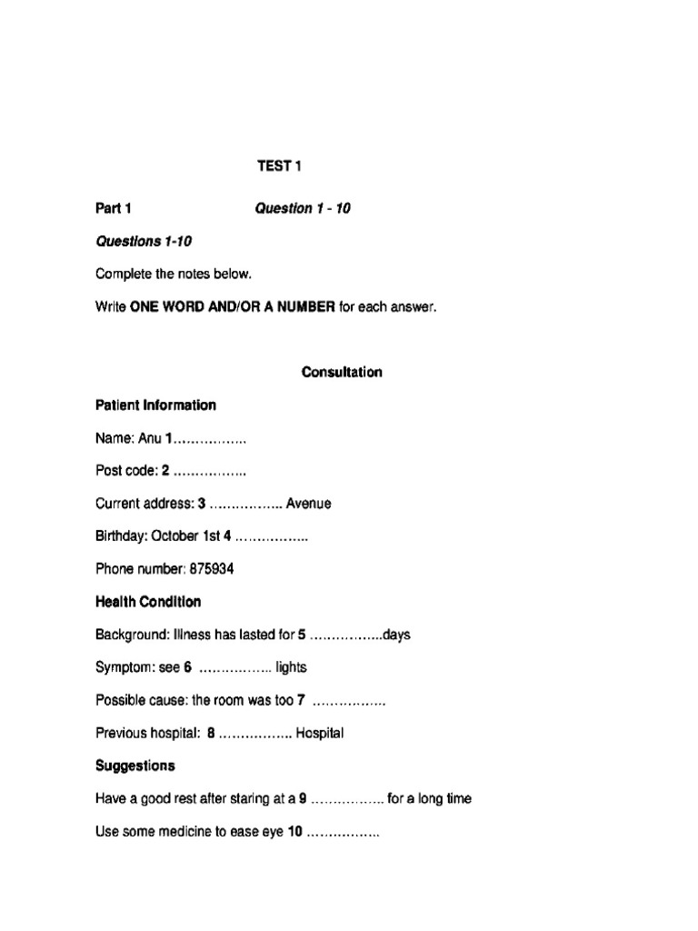 Test 11 | PDF
