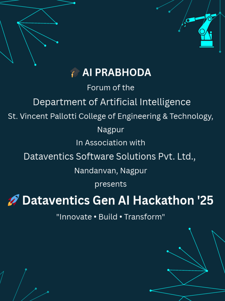 Gen AI Hackathon 2025 at SVPCET | PDF | Artificial Intelligence ...