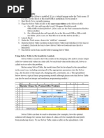 Using Solver Table