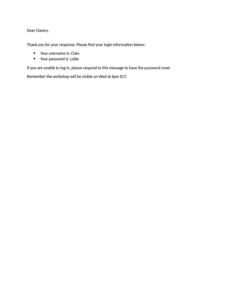 Merged Letter 2 | PDF