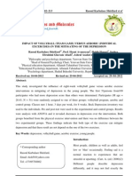 IMPACT OF VOLLYBALL (TEAM GAME) VERSUS AEROBIC (INDIVIDUAL EXCERCISES) IN THE MITIGATING OF THE DEPRESSION