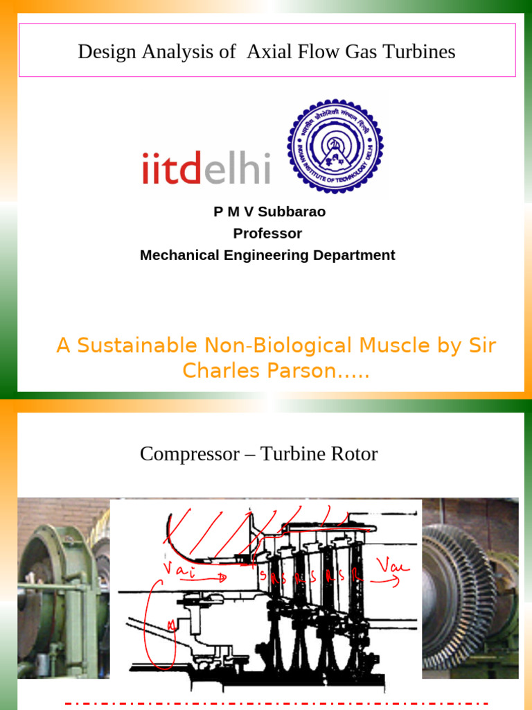 Axial Flow Gas Turbine Design Analysis | PDF | Turbine | Turbomachinery