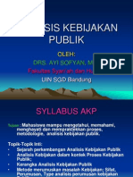 Analisis Kebijakan Publik