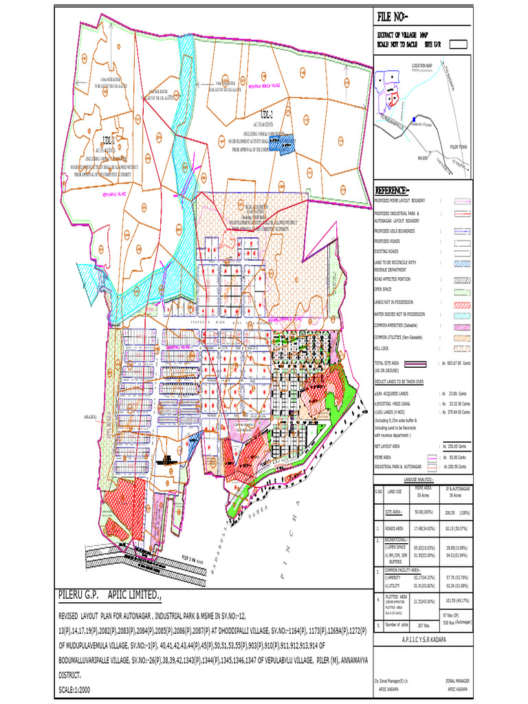 Location Map with Buffer Zones | PDF