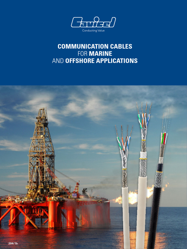 Marine Offshore Communication Cables | PDF | Insulator (Electricity ...