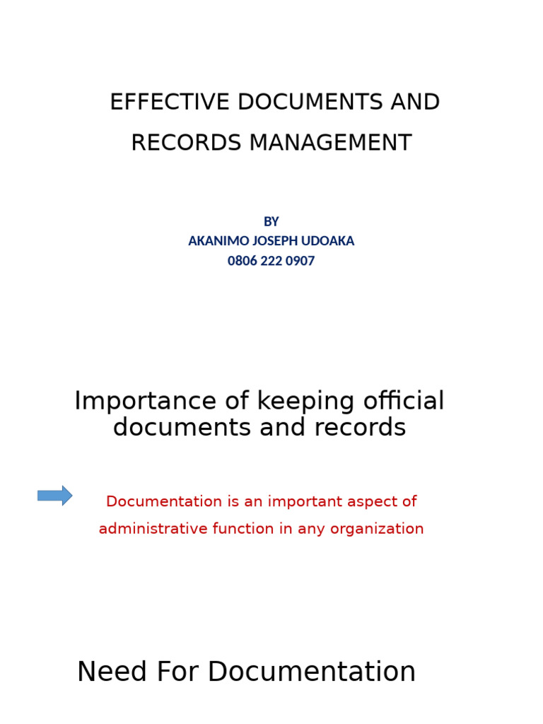 Effective Records Management Guide | PDF | Computer Security | Security