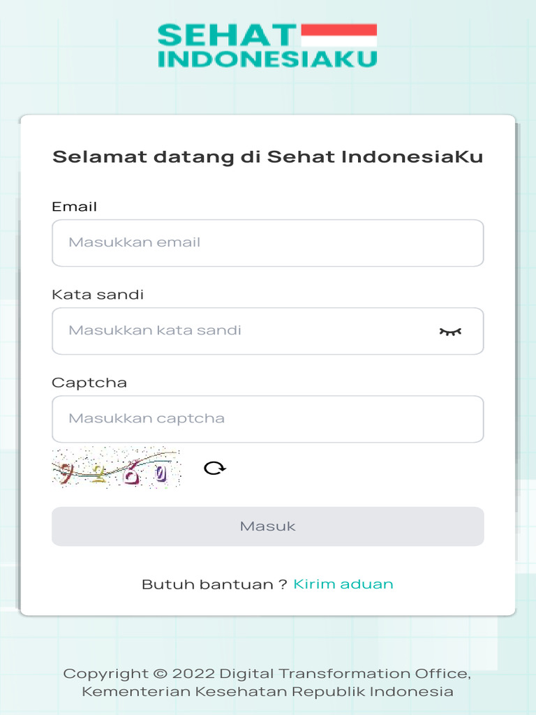 Sehat Indonesiaku - Login | PDF