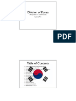 Division of Korea: (Perspective of A South Korean) by Lena Park