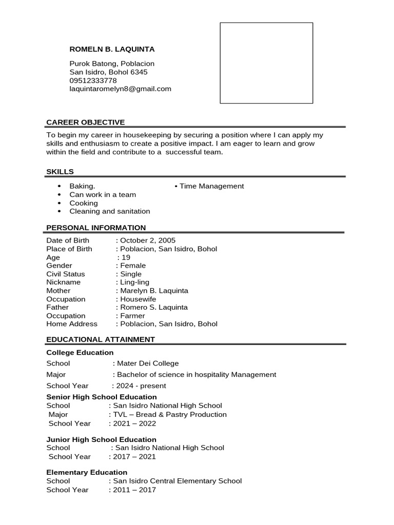 Resume Romeln | PDF
