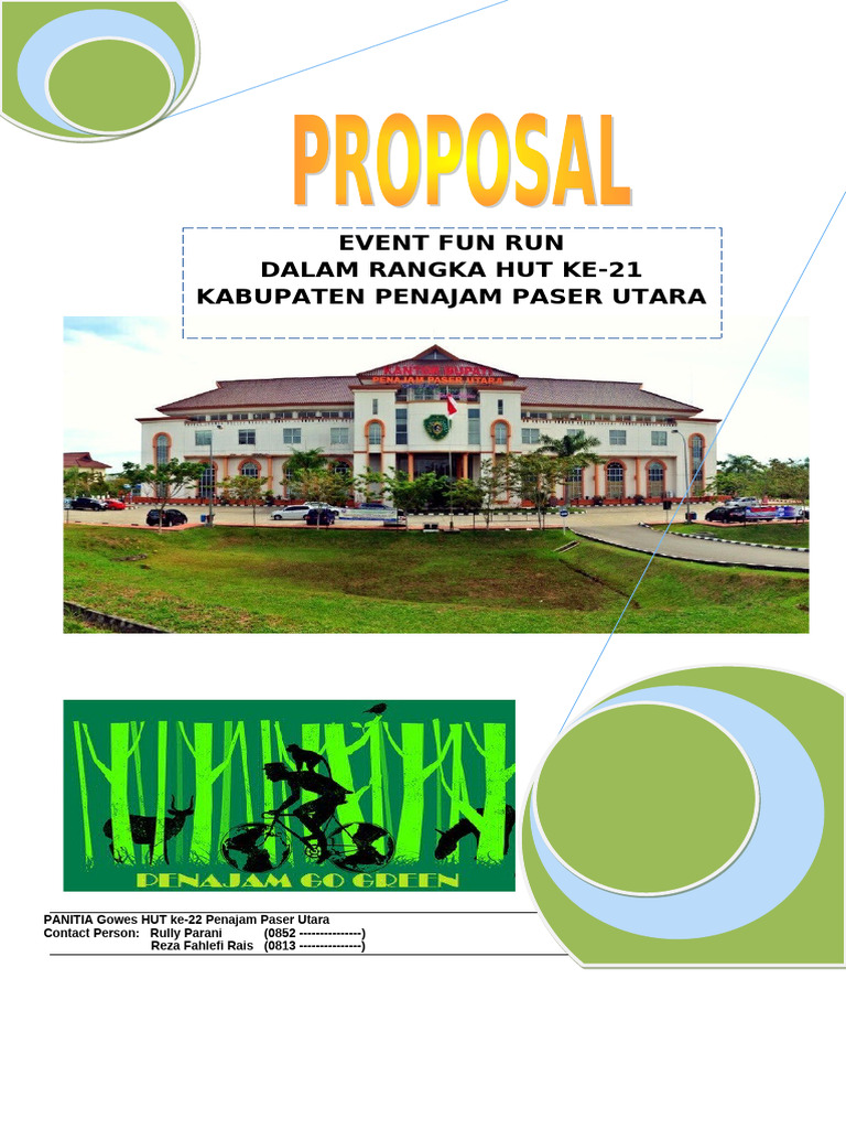 Proposal Event Fun Run Penajam 2023 | PDF
