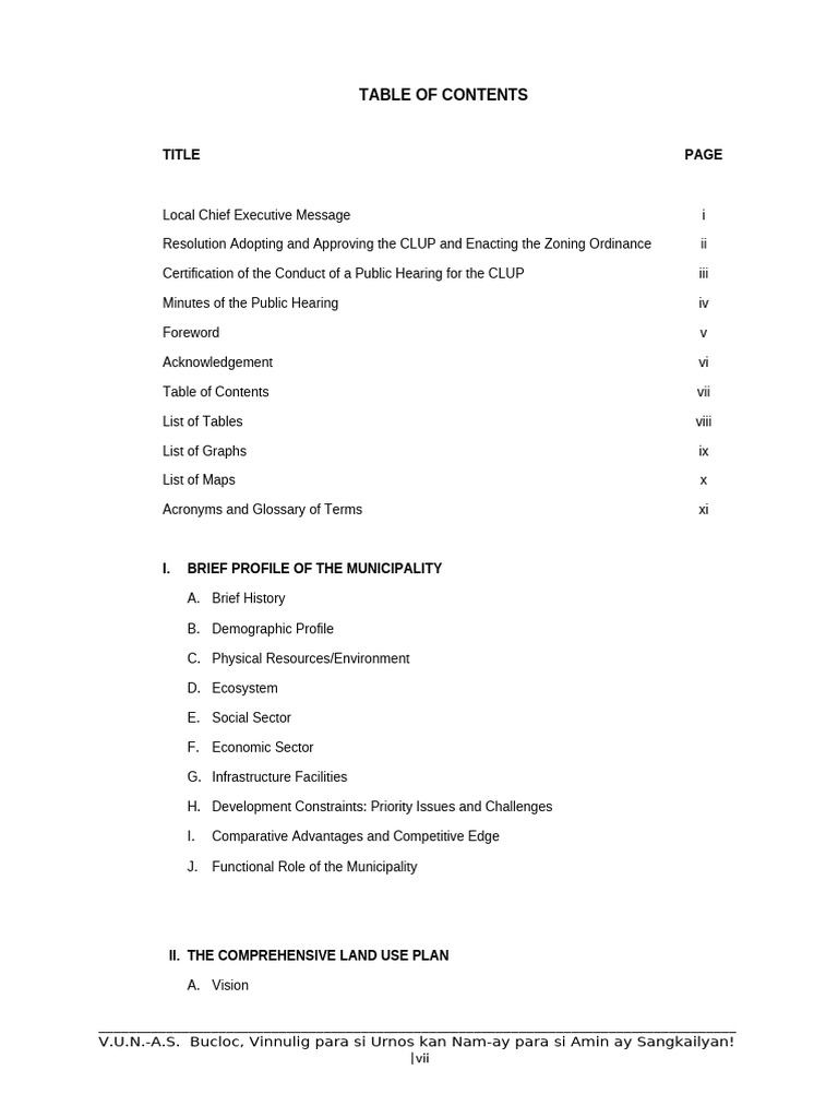 Comprehensive Land Use Plan Overview | PDF