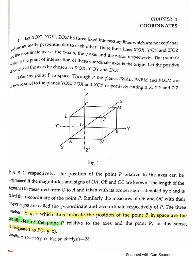 Coordinates | PDF