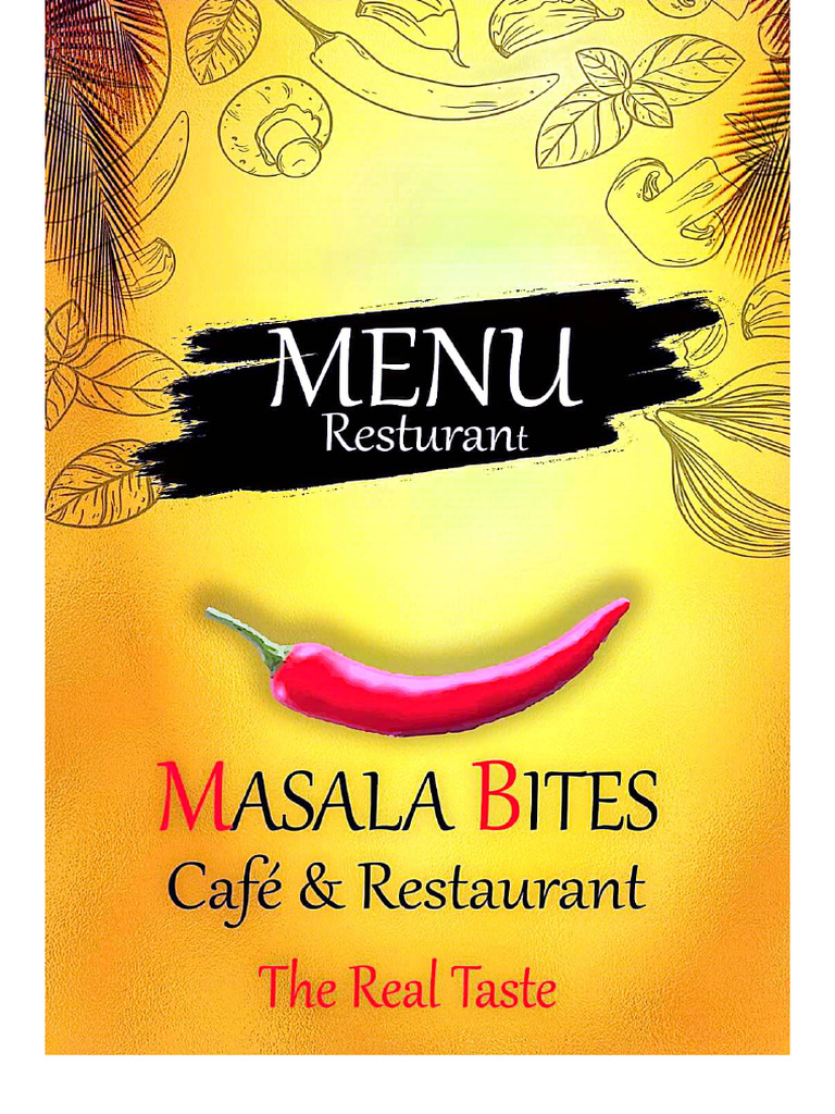 Masala Bites Menu Overview | PDF
