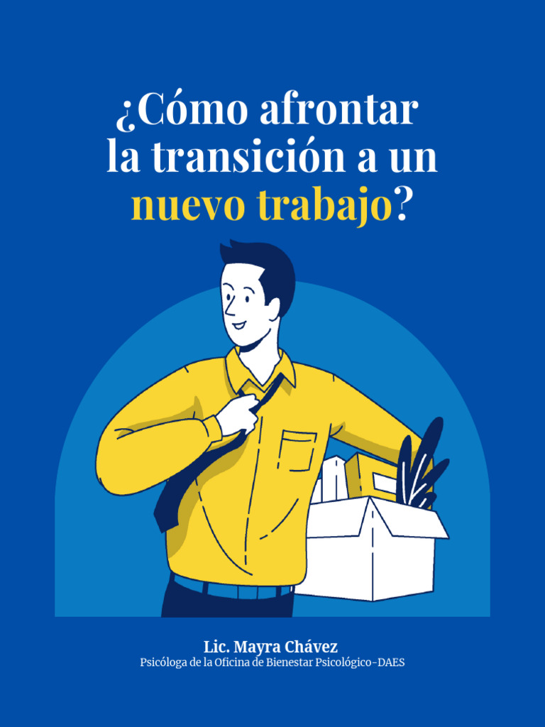 Cómo enfrentar la transición laboral | PDF | Temor | Ansiedad