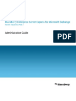 Blackberry Enterprise Server Express for Microsoft Exchange Administration Guide T487521 984726 02162010 001 5.0.1 US