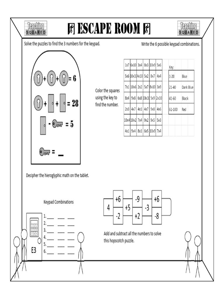 PE Escape Room Puzzle Guide | PDF