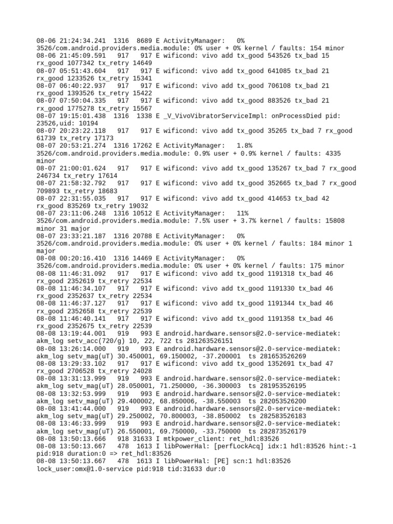 Log | PDF | Operating System Technology | System Software