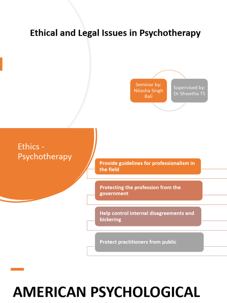 Ethical and Legal Issues and Code of Conduct Present | PDF ...