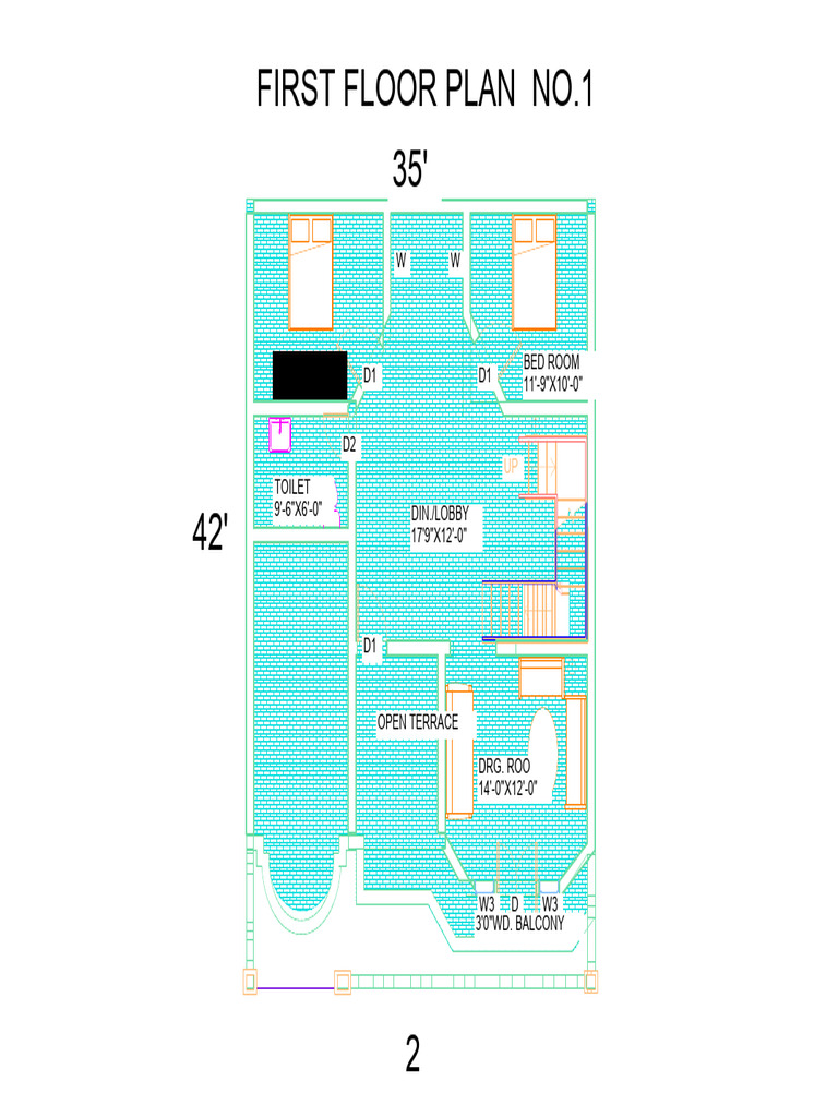 First Floor Plan Layout Details | PDF