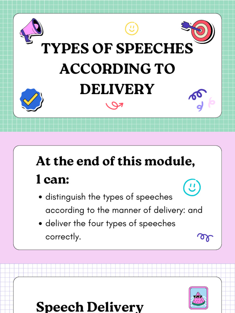 Types of Speeches According To Delivery - 20250914 - 153226 - 0000 ...