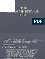 Bab III Sejarah Pembentukan Uupa