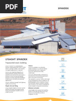 Spandek: Design and Installation Guide | PDF | Roof | Sheet Metal