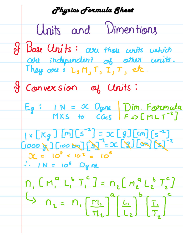 Physics Simple Notes | PDF
