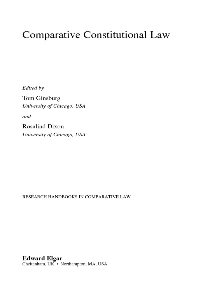 Overview of Comparative Constitutional Law | PDF | Constitution | Science