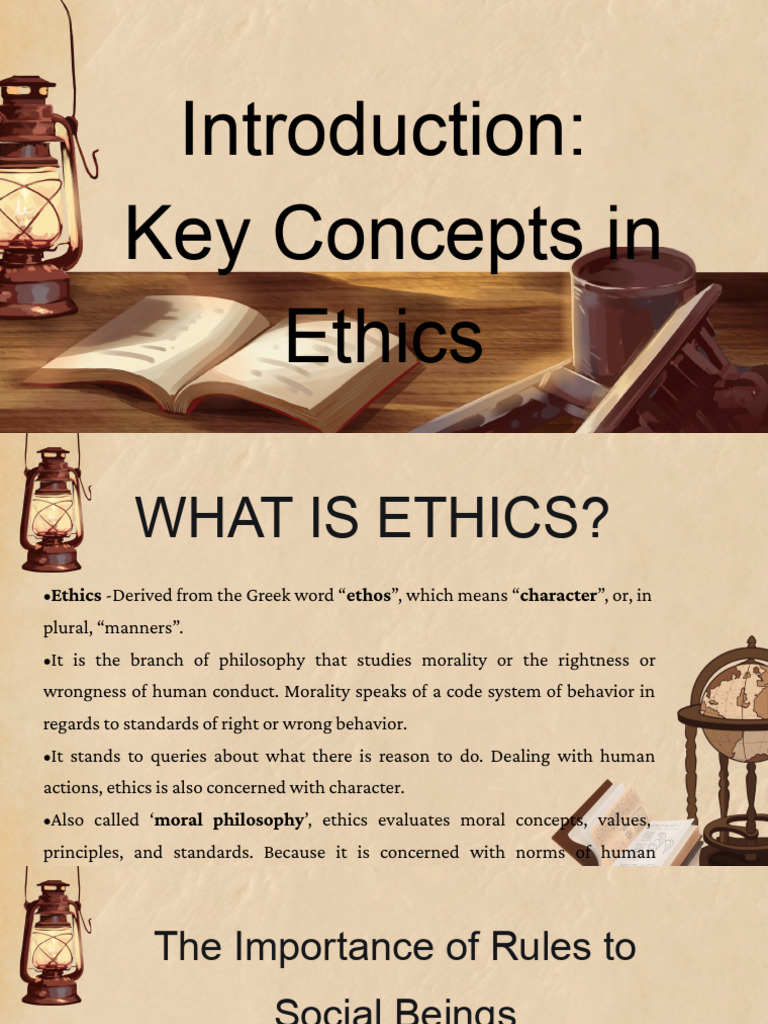 Key Concepts in Ethics Explained | PDF | Morality | Rights