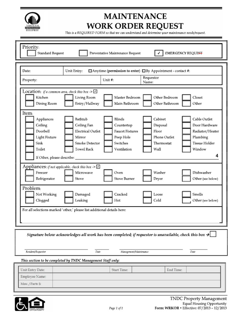 Work Order | PDF