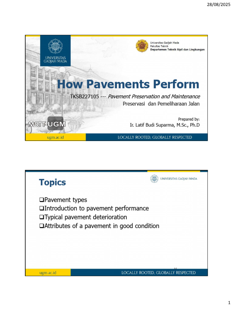 Pavement Performance and Maintenance Guide | PDF | Road Surface ...
