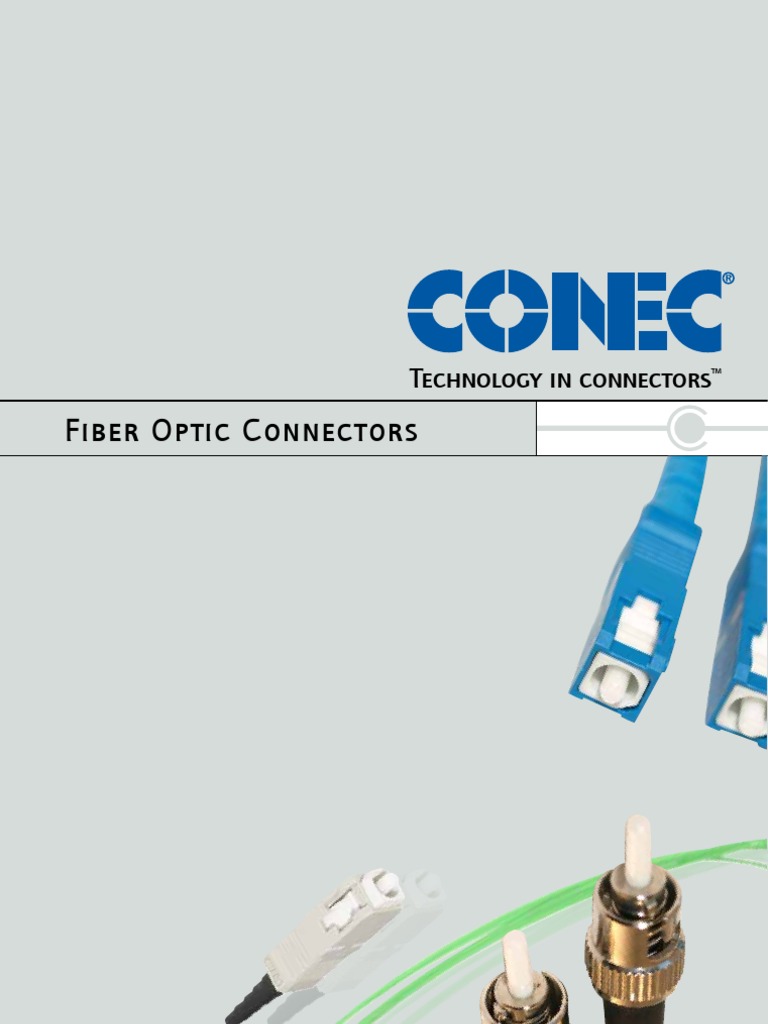 Fiber Optic Connectors | PDF | Optical Fiber | Electrical Connector