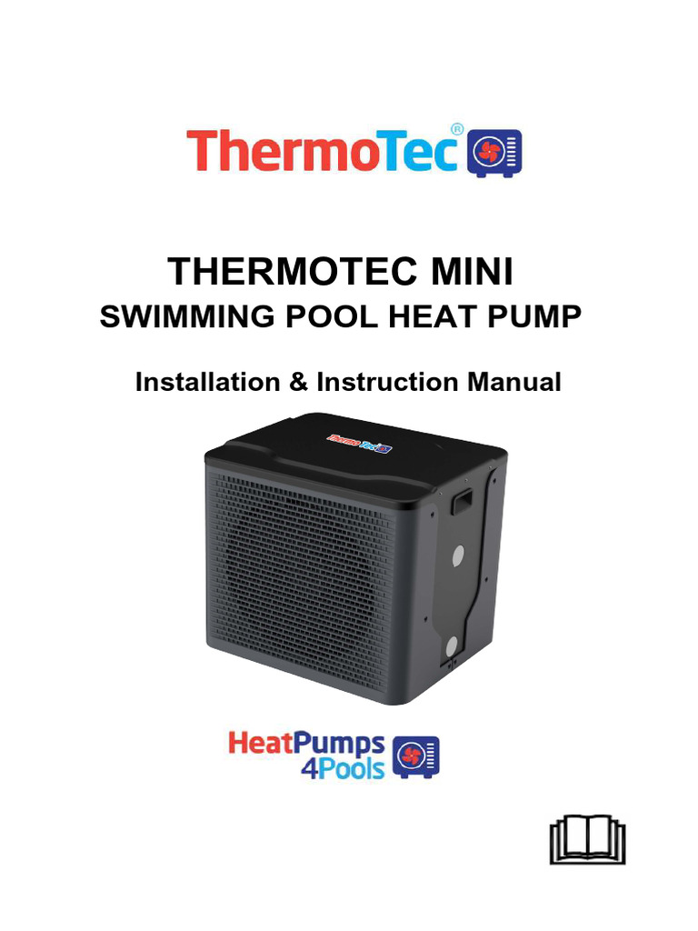 Thermotec Mini Pool Heat Pump Manual | PDF | Heat Pump | Mechanical ...