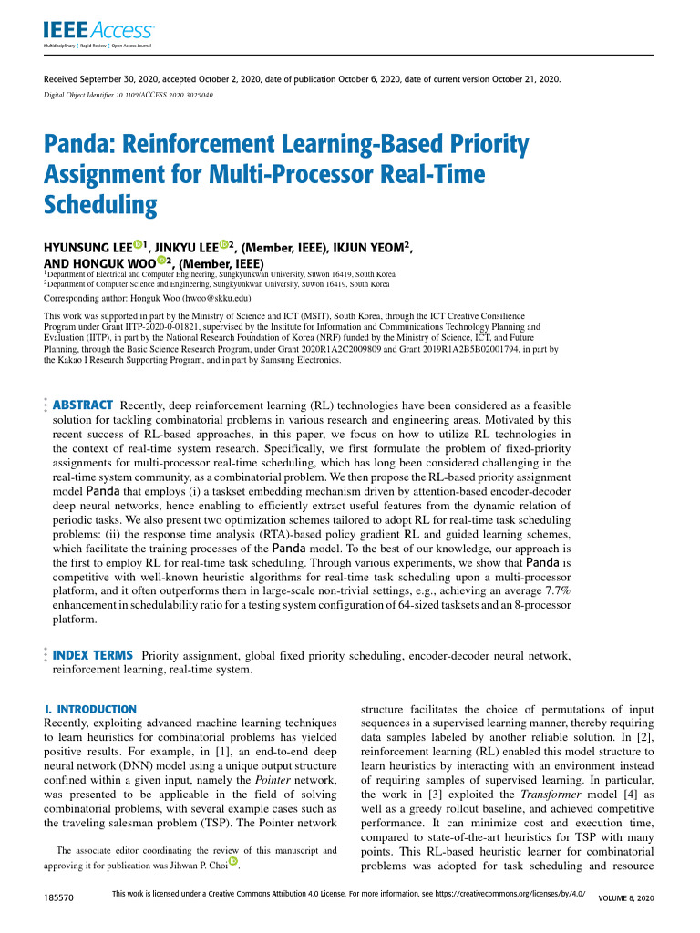 RL-Based Priority Assignment for Scheduling | PDF | Scheduling ...