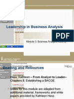 Module 3 - Mature Business Analysis Practices v.2