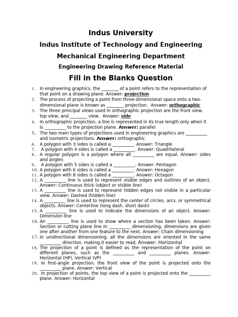 Engineering Drawing Reference Guide | PDF | Line (Geometry) | Rectangle