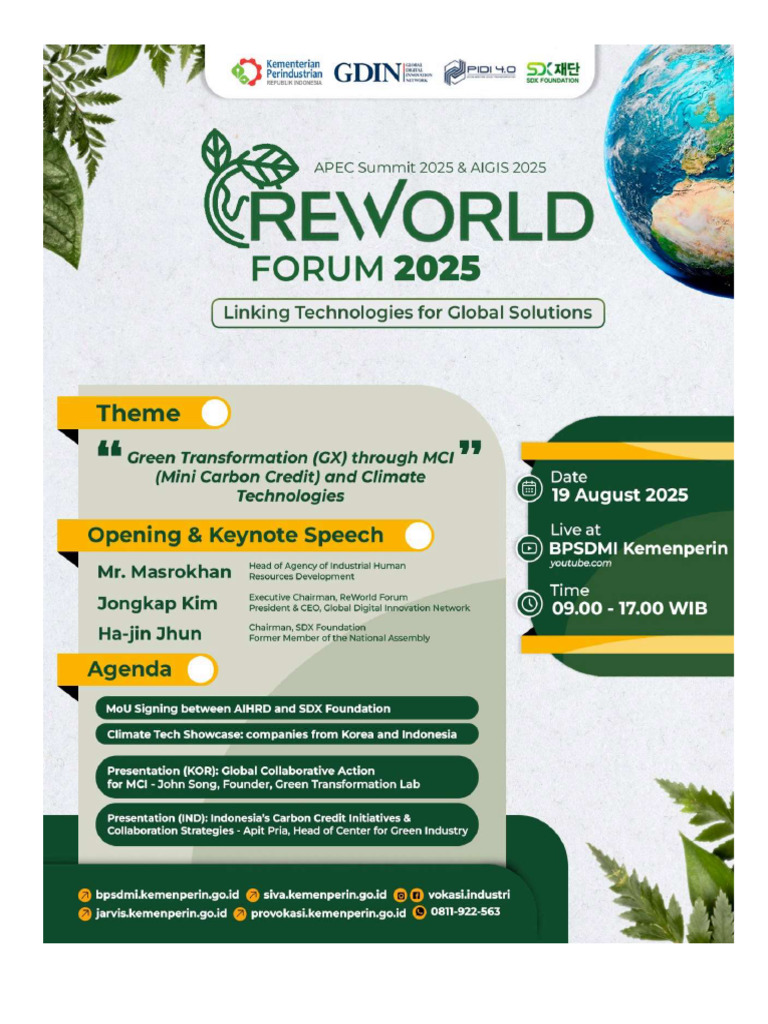 Undangan Reworld Forum 2025 | PDF