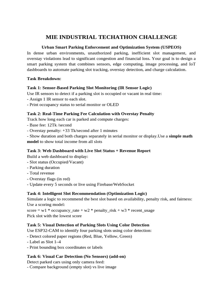 USPEOS Techathon Challenge | PDF | Computing | Imaging