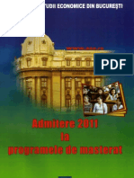Subiecte Admitere Master ASE 2010