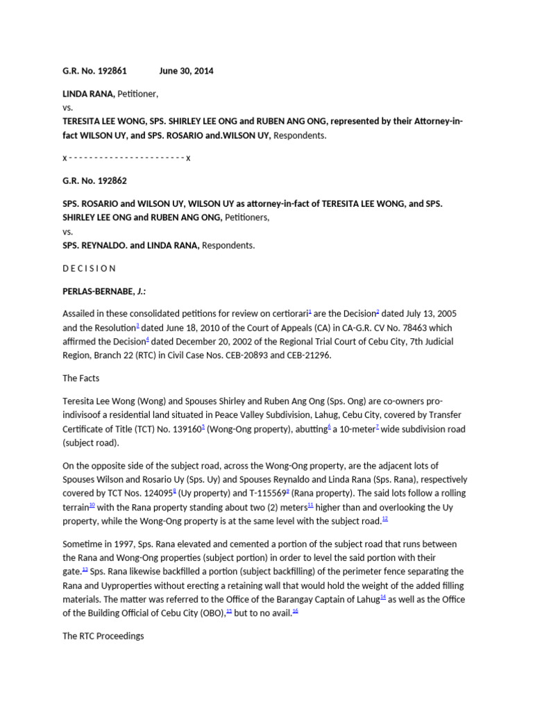 Cebu Land Dispute Case Review | PDF | Nuisance | Defamation