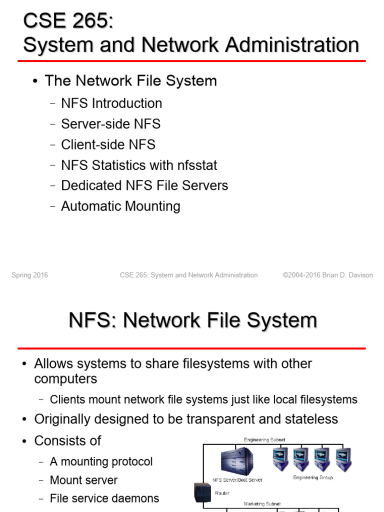 NFS Security and Access Issues | PDF | Computing | System Software