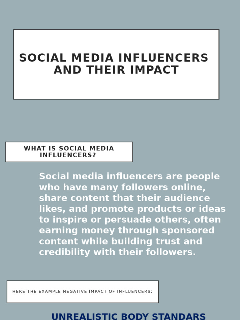 Impact of Social Media Influencers | PDF