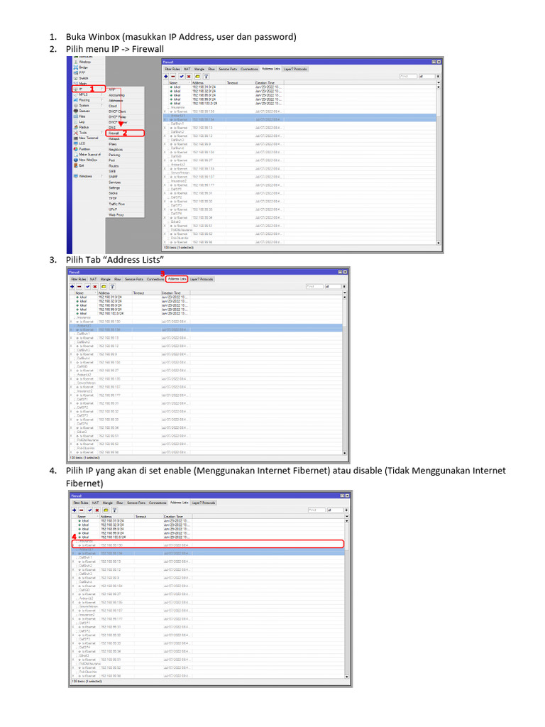 Mengaktifkan Address List | PDF