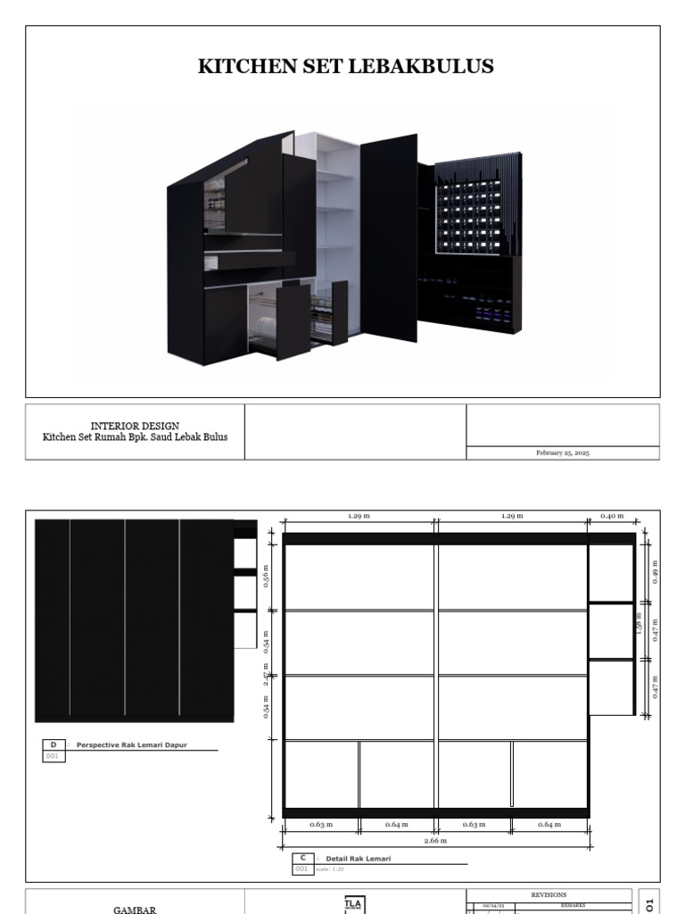 Kitchen Set Design Details | PDF