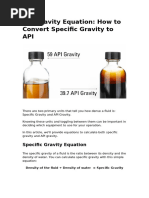API Gravity and Density Conversion Guide | PDF | Pound (Mass) | Gallon