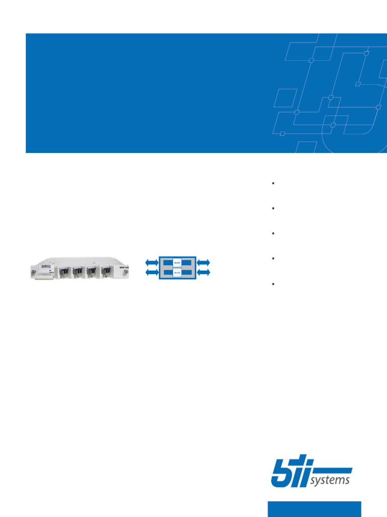 Dual 10G Multiprotocol Transponder Data Sheet | PDF | Wavelength ...